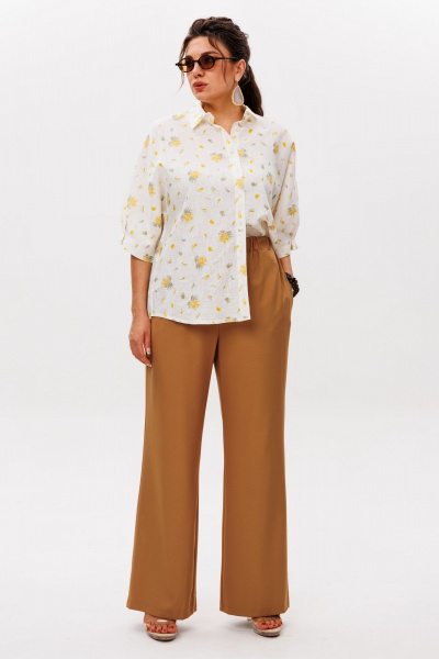 Брюки Anelli 1581 цвет_оленьей_кожи - фото 5