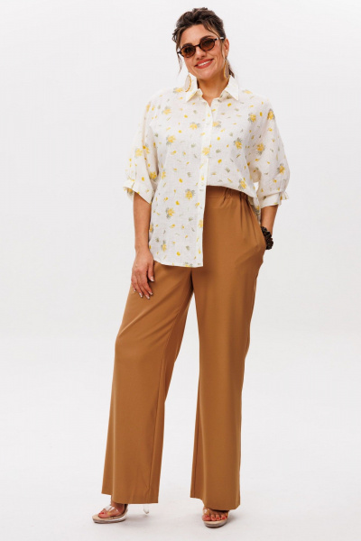 Брюки Anelli 1581 цвет_оленьей_кожи - фото 2