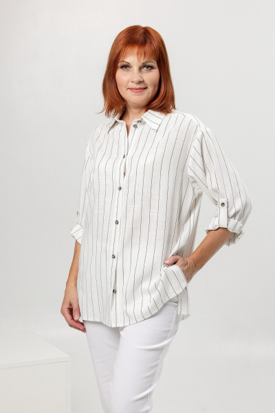 Рубашка Соджи 663 молочный - фото 1