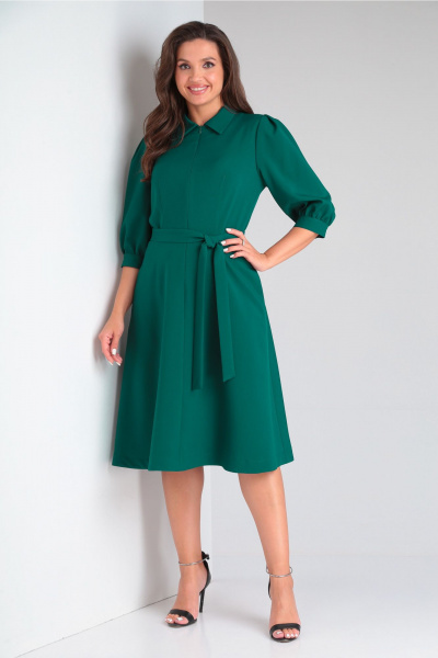 Платье Vilena 905 зеленый - фото 1