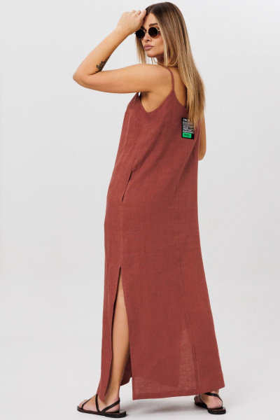 Платье AMIE by Ma Сherie 9006 терракот - фото 9