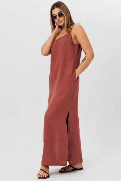 Платье AMIE by Ma Сherie 9006 терракот - фото 6