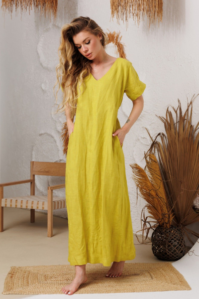 Платье АМУЛЕТ 9901 мимоза - фото 2