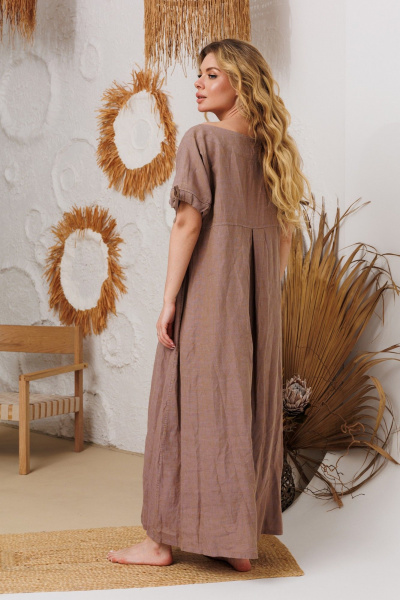 Платье АМУЛЕТ 9913 капучино - фото 5