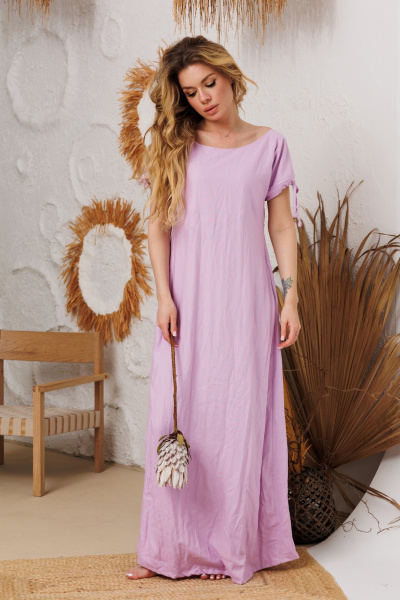 Платье АМУЛЕТ 9913 лаванда - фото 2