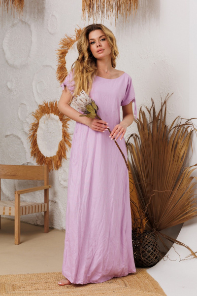 Платье АМУЛЕТ 9913 лаванда - фото 4