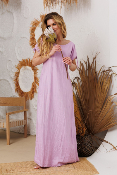 Платье АМУЛЕТ 9913 лаванда - фото 3