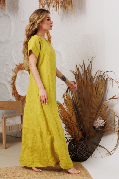 Платье АМУЛЕТ 9915 мимоза - фото 6