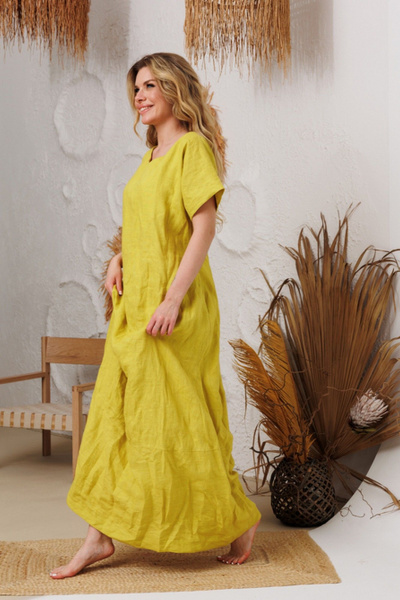 Платье АМУЛЕТ 9915 мимоза - фото 5