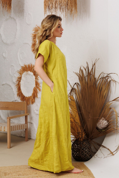 Платье АМУЛЕТ 9915 мимоза - фото 4