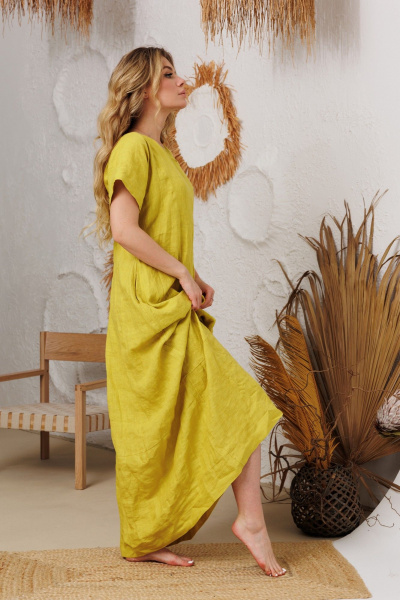 Платье АМУЛЕТ 9915 мимоза - фото 3