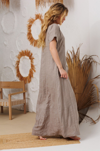 Платье АМУЛЕТ 9915 капучино - фото 3