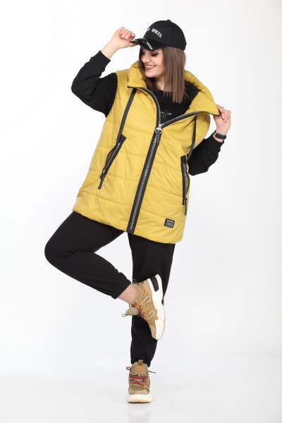 Брюки, джемпер, жилет Lady Secret 2738 горчица - фото 2