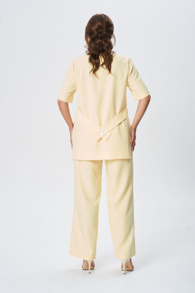 Брюки, жакет AMORI 8029 лимонный - фото 4
