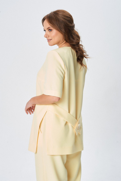 Брюки, жакет AMORI 8029 лимонный - фото 3