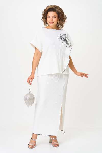Блуза, юбка Michel chic 1430 белый - фото 2