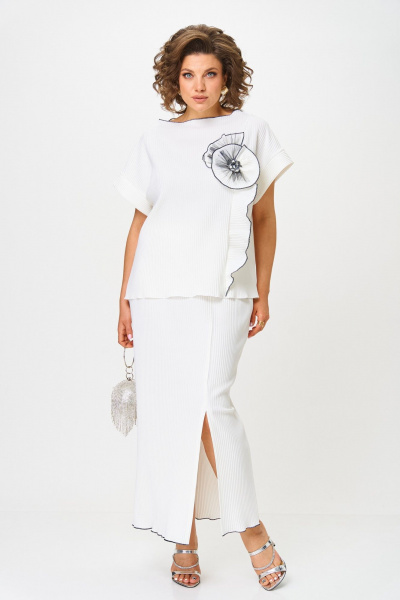 Блуза, юбка Michel chic 1430 белый - фото 1