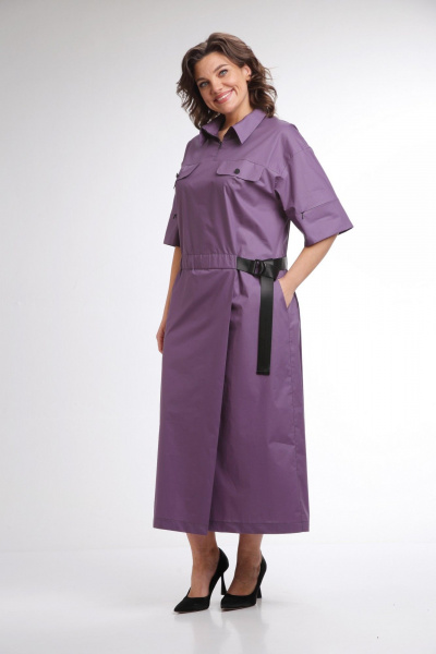 Платье Rishelie 988 темно-сиреневый - фото 1