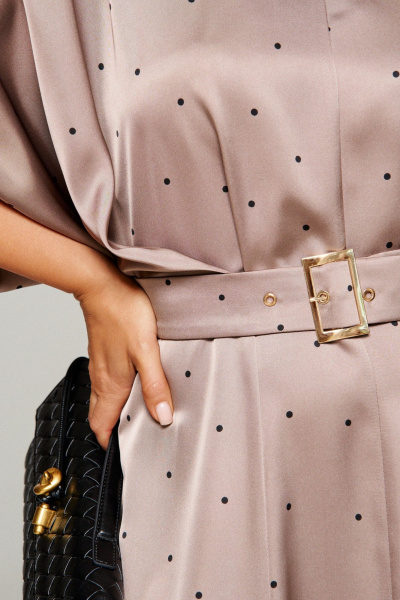 Платье Beautiful&Free 6342 какао+горох - фото 8