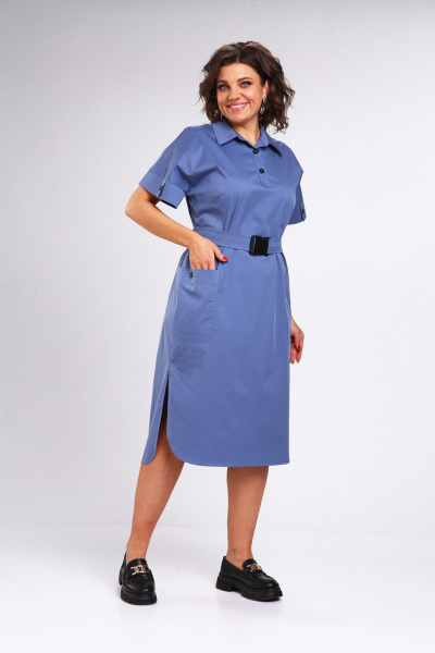 Платье Rishelie 983 светло-синий - фото 1