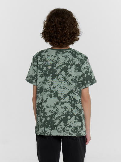 Футболка Mark Formelle 113379/24-31899ПП-0 миллитари_варка_на_зеленом_3_сл_на_пол - фото 90