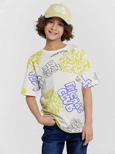 Футболка Mark Formelle 113384/24-27419П-0 граффити_на_молочном - фото 41