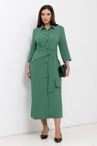 Платье Gold Style 2718 зеленый - фото 4
