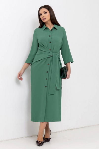 Платье Gold Style 2718 зеленый - фото 3