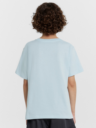 Футболка Mark Formelle 113433/24-26096П-0 голубая_дымка_печать_3_сл_на_пол - фото 38