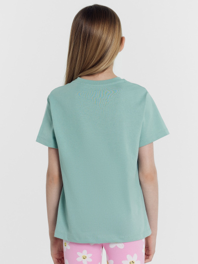 Футболка Mark Formelle 117835-2/25-37558П-0 шалфей_ромашки_на_св.розовом_2_сл_1изд_печ_на_пол - фото 123