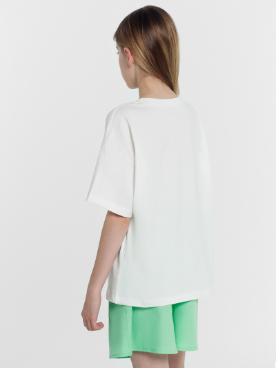 Футболка Mark Formelle 117843-2/25-37581П-0 белый_граффити_на_лаванде - фото 18