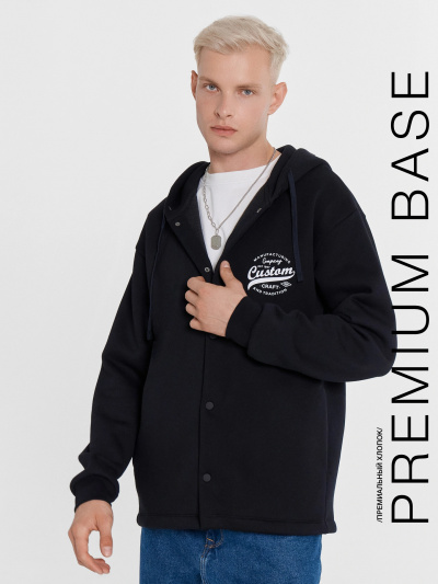 Толстовка Mark Formelle 121171/1/24-3966П-7П черный_печать1_1_сл_на_ЛВ_дет_пер - фото 34
