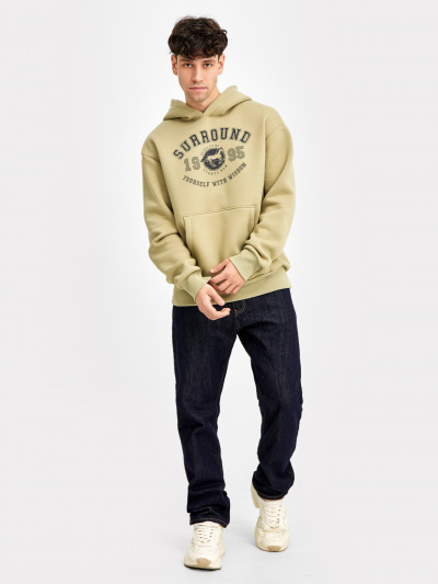 Худи Mark Formelle 121806-1/22/3297П-7П пыльный_хаки_печать_2_сл_на_пол - фото 118