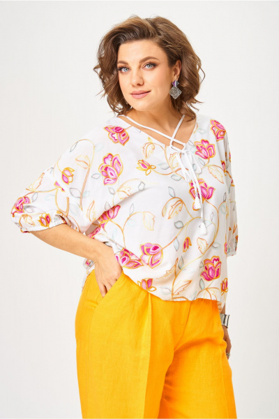 Блуза Andina city 5036-25 белый - фото 8