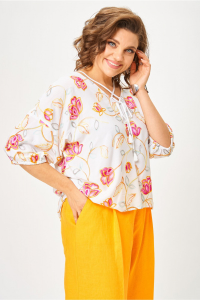 Блуза Andina city 5036-25 белый - фото 7