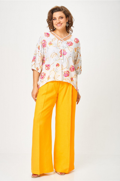 Блуза Andina city 5036-25 белый - фото 2