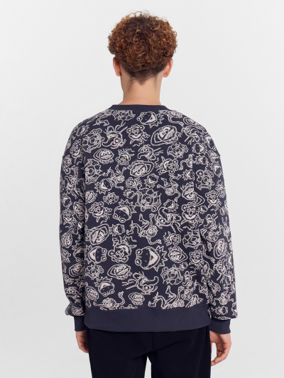 Свитшот Mark Formelle 121865/1/24-3199П-7П персонажи_на_графитовом_2_сл_на_пол - фото 6