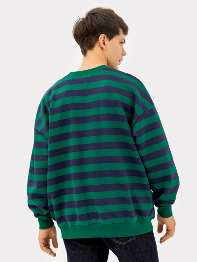 Свитшот Mark Formelle 121866/1/24-3680П-7П сине_зеленая_полоска - фото 7