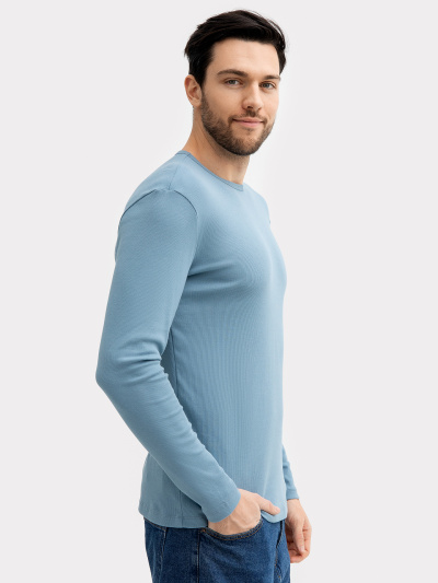 Лонгслив Mark Formelle 121871/1/24-3201Ц-1 серо_голубой - фото 6