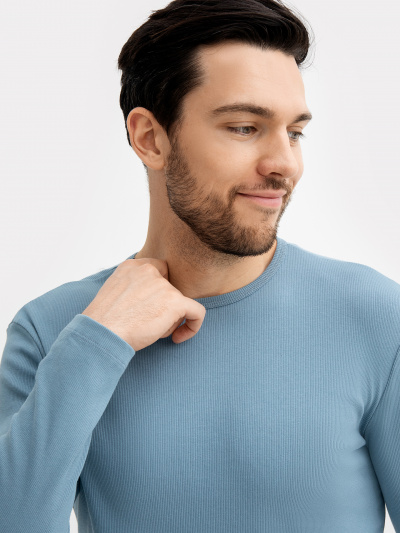 Лонгслив Mark Formelle 121871/1/24-3201Ц-1 серо_голубой - фото 8