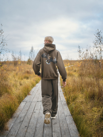 Худи Mark Formelle 121878-1/24-4385П-7П табак_печать_1_сл_на_пол_3_сл_на_спинке - фото 117