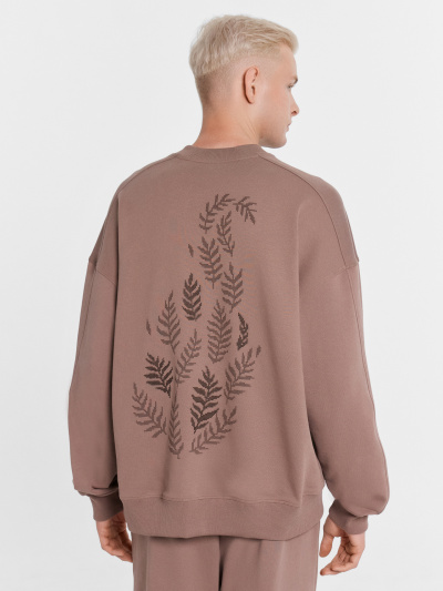 Свитшот Mark Formelle 121894/24-3956П-7(3)-2 тауп_печать_531_D_вышивка - фото 96