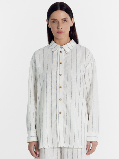 Рубашка Mark Formelle 122955/1/24-27456П-9 полоска_на_св.молочном - фото 34