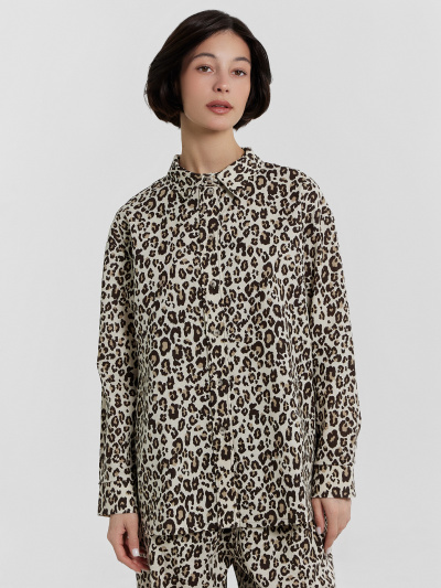 Рубашка Mark Formelle 122955/1/24-32451П-9 крупный_леопард - фото 34