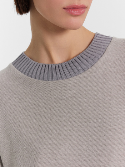 Свитшот Mark Formelle 122996/24-30051Ц-26 средне_серый_меланж_4425_В - фото 28