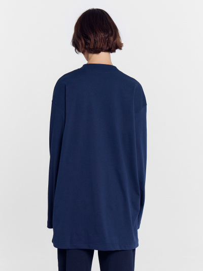 Лонгслив Mark Formelle 122999/24-29978П-0 глубокий_синий_печать_1_сл_на_пол - фото 40