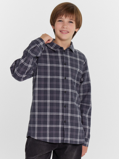 Рубашка Mark Formelle 123440/1/24-30152П-9 бело_серая_клетка - фото 15