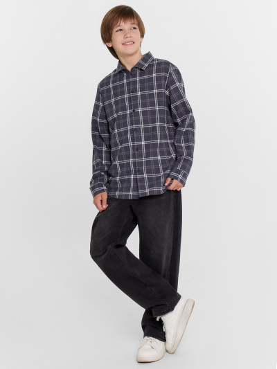 Рубашка Mark Formelle 123440/1/24-30152П-9 бело_серая_клетка - фото 14