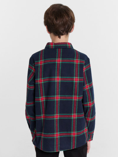 Рубашка Mark Formelle 123440/1/24-30153П-9 красно_синяя_клетка - фото 14