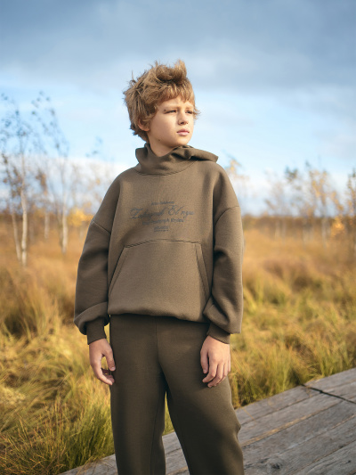 Худи Mark Formelle 123457/24-30469П-7П табак_печать_1_сл_на_пол_3_сл_на_спинке - фото 112